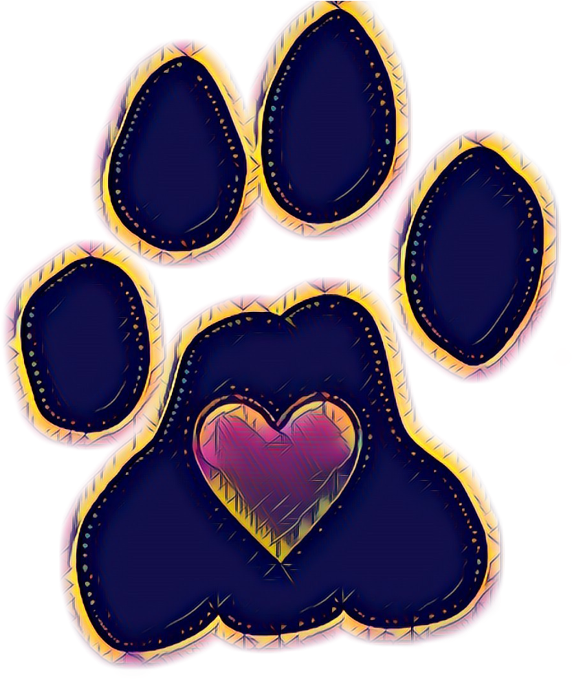 Paw1 - Heart (1000x1000), Png Download