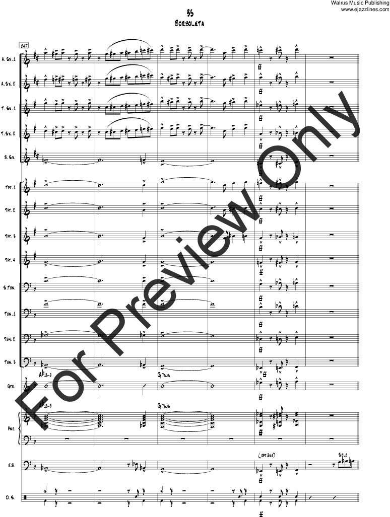 Borboleta Thumbnail - Band Baywood March Sheet Music For Flute (816x1056), Png Download
