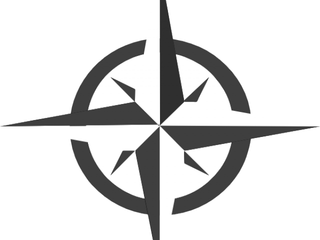 Compass Clipart Nautical Star - Compass Rose Clip Art (640x480), Png Download