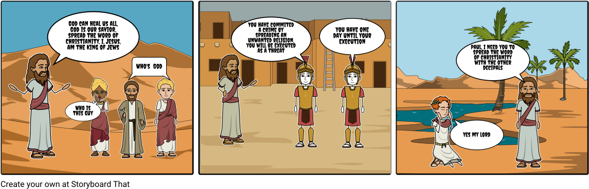Christianity - Cartoon (1164x385), Png Download