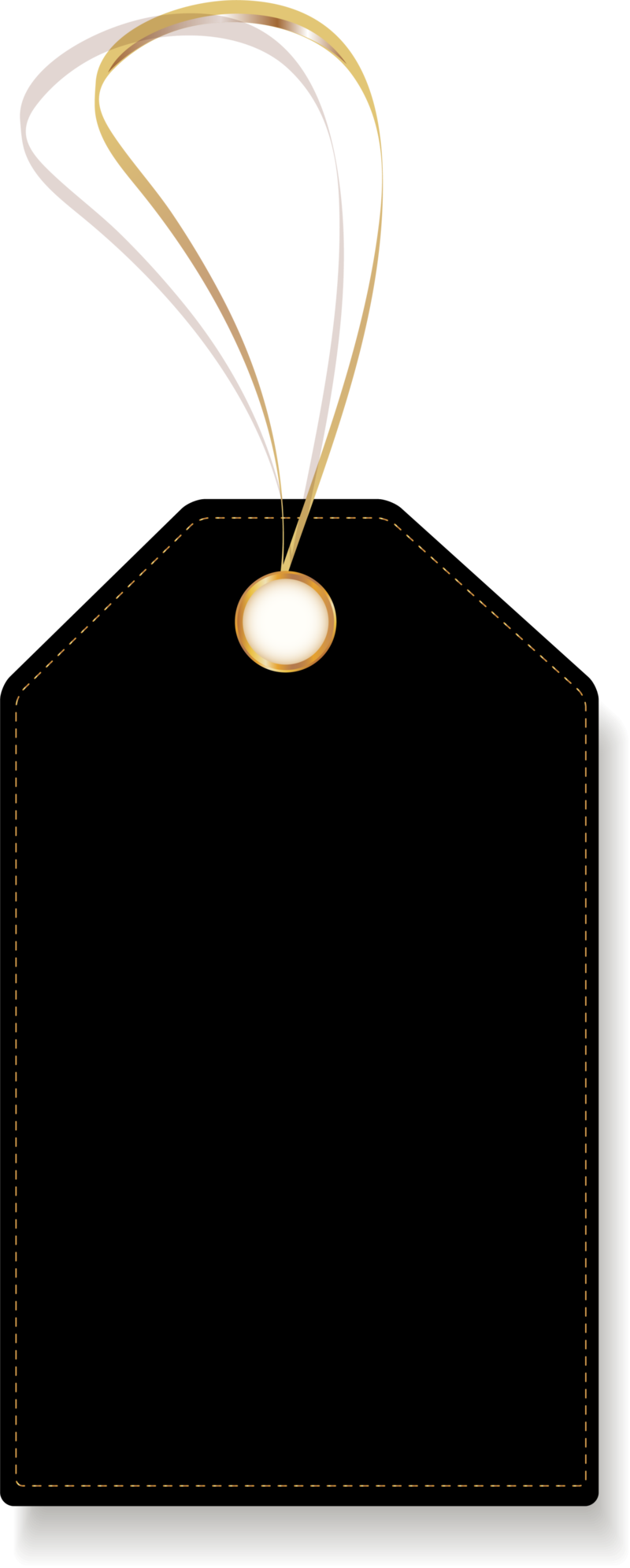 Google Price Tag Black Images Simplified - Black Price Tag Png (800x1992), Png Download