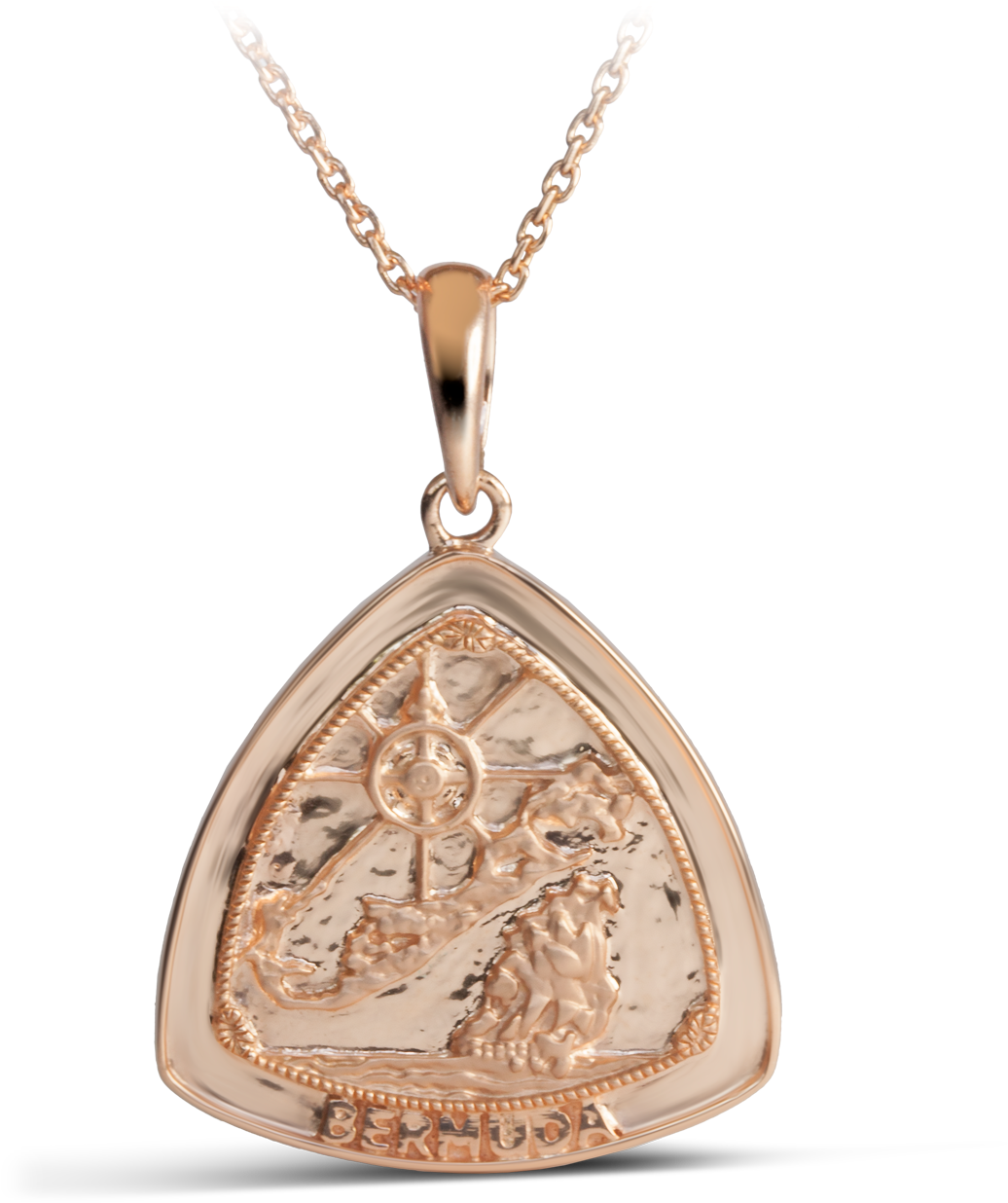 Bermuda Map And Compass Nautical Gift - Locket (1280x1280), Png Download