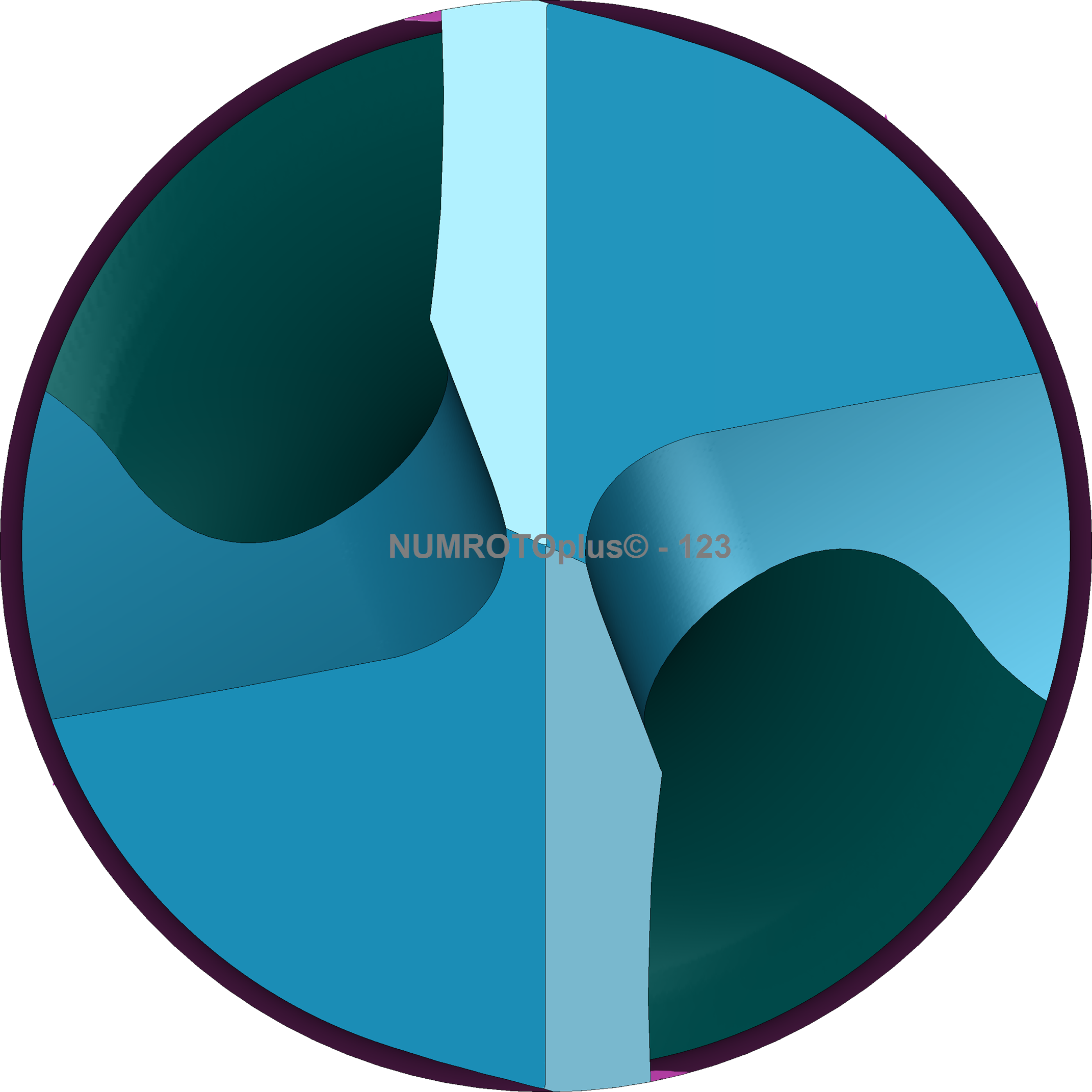 Drill Points - Circle (2142x2142), Png Download