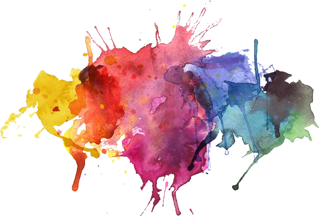 Paintings - Water Color Splashing (736x539), Png Download