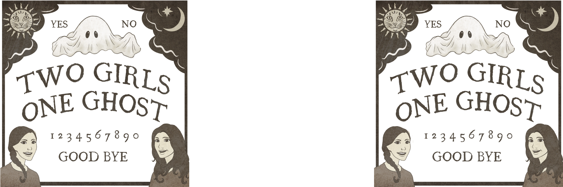 Image Of Two Girls One Ghost Logo - Elephant (2700x1050), Png Download