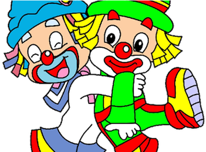 Circus Joker Face Png - Patati Patata Desenho Vetor (450x300), Png Download