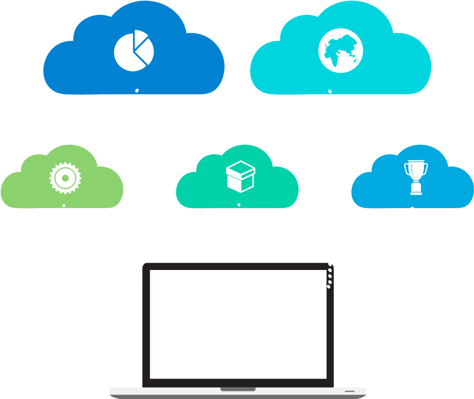 Configuration For Microsoft Office 365 And Azure Services - Cloud Computing (1200x1200), Png Download