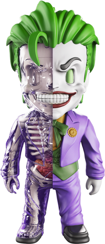 4d Xxray Joker (1000x1000), Png Download