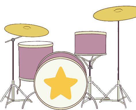 Amethyst's Drums - Steven Universe Amethyst's Drums (486x383), Png Download
