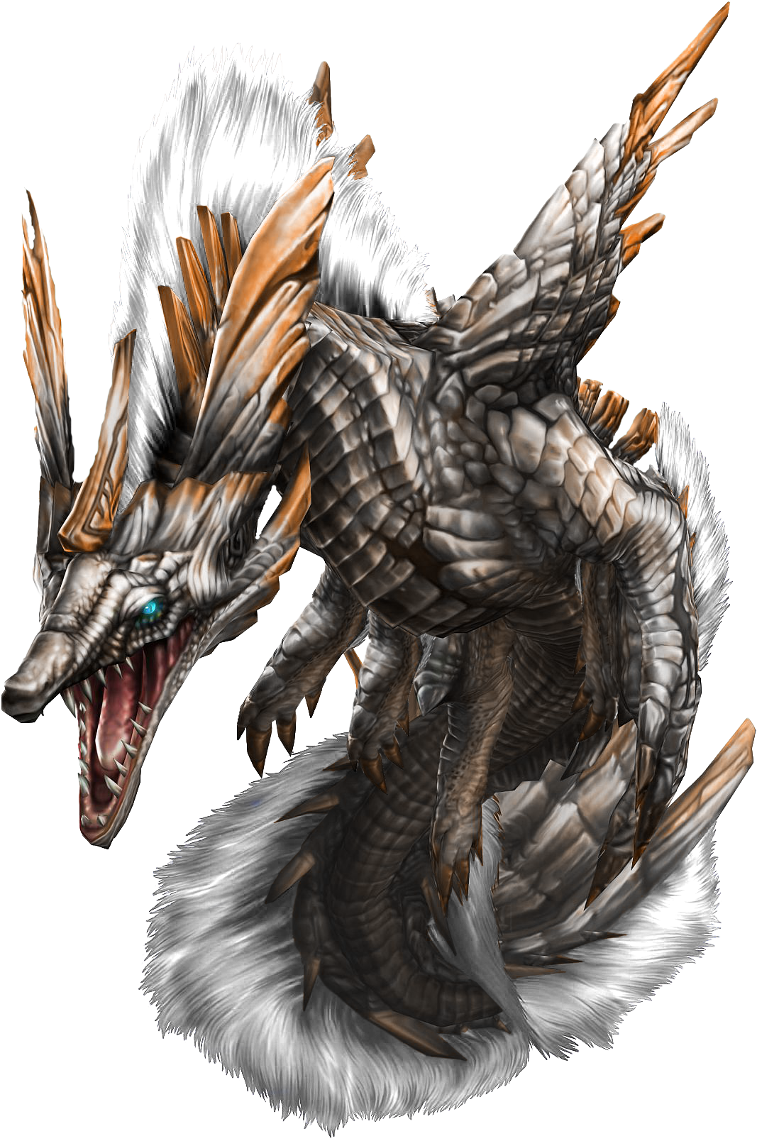 Cloud Dragon - Original Monster Hunter Monsters (1680x1680), Png Download
