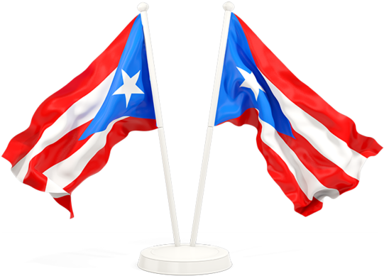 Puerto Rican Flag Waving (640x480), Png Download