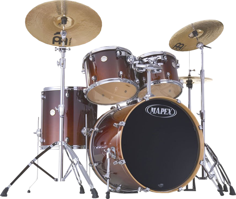 Explore Percussion Drums, Drum Sets, And More - Mapex Meridian Maple Candy Apple (800x676), Png Download