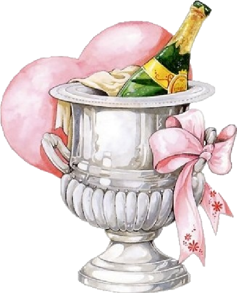 Champagne Clipart Transparent Background - Transparent Background Happy Anniversary Png (600x600), Png Download