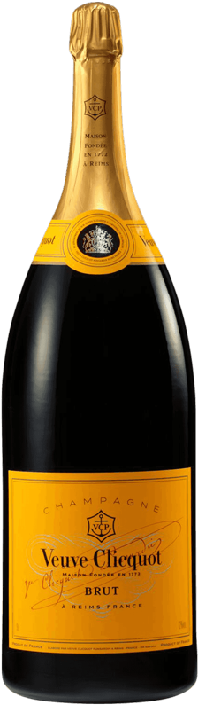 Veuve Clicquot Yellow Label Brut Nv 6l Methuselah - Veuve Clicquot Brut Champagne Jeroboam 3l Nv (900x900), Png Download