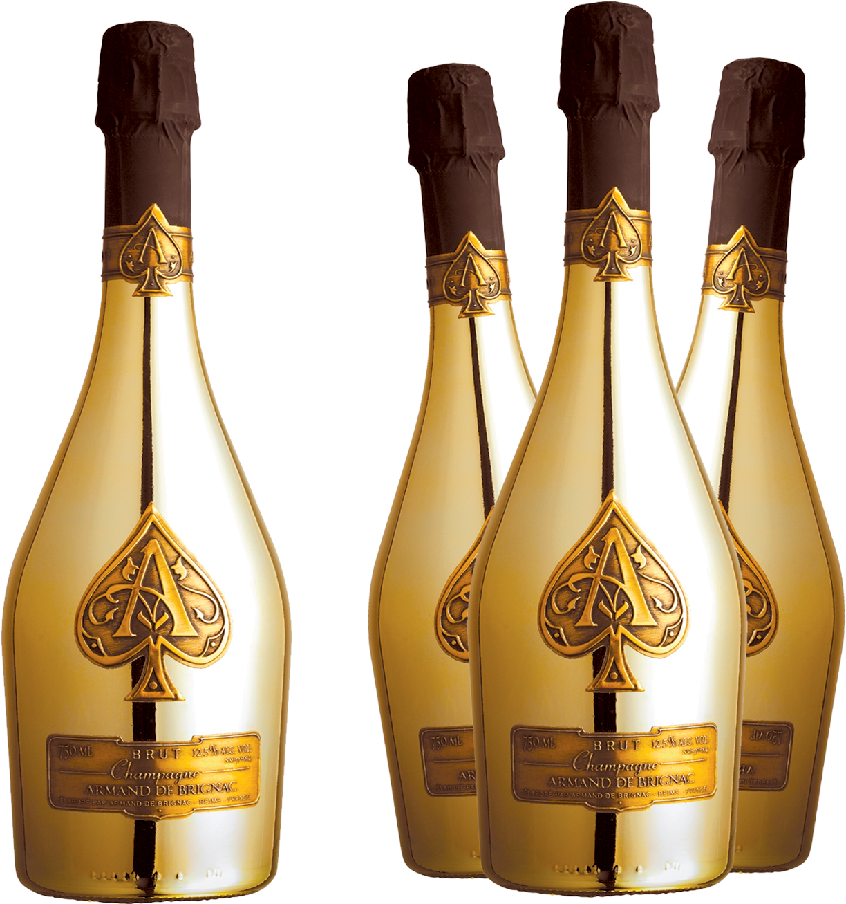 Emu Gold Armand De Brignac Brut Gold, Champagne (vintage (1353x1530), Png Download