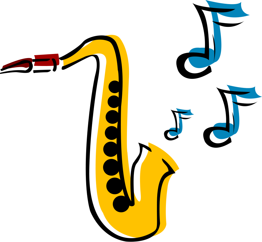 How To Set Use Saxophone 02 Clipart (900x829), Png Download