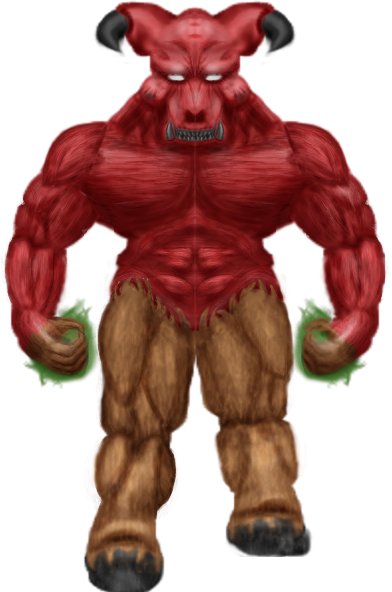 Baron - Baron Of Hell Doom (392x592), Png Download