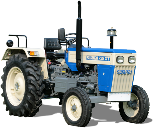 Swaraj 735 Xt Tractor (500x430), Png Download