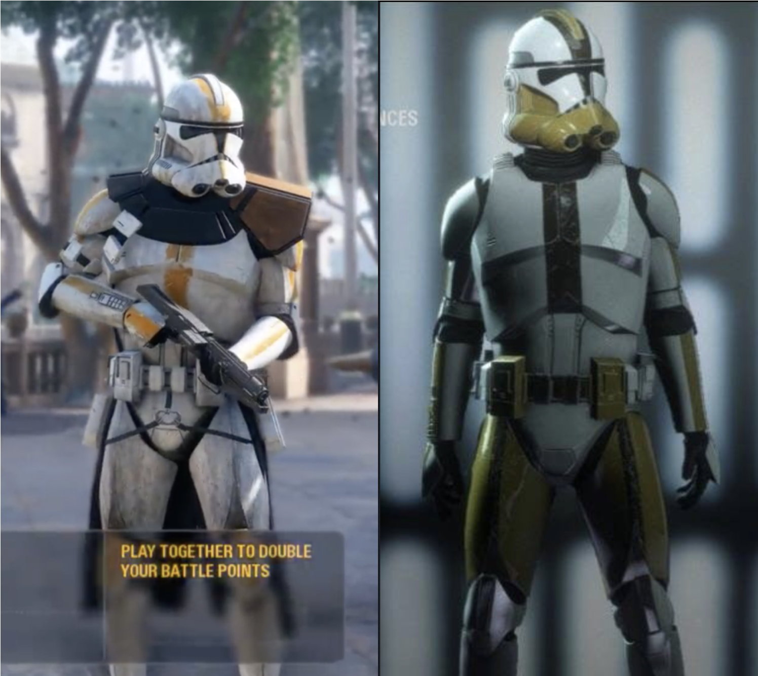 [ Img] - Star Wars Battlefront 2 Clone Skins (2880x1576), Png Download