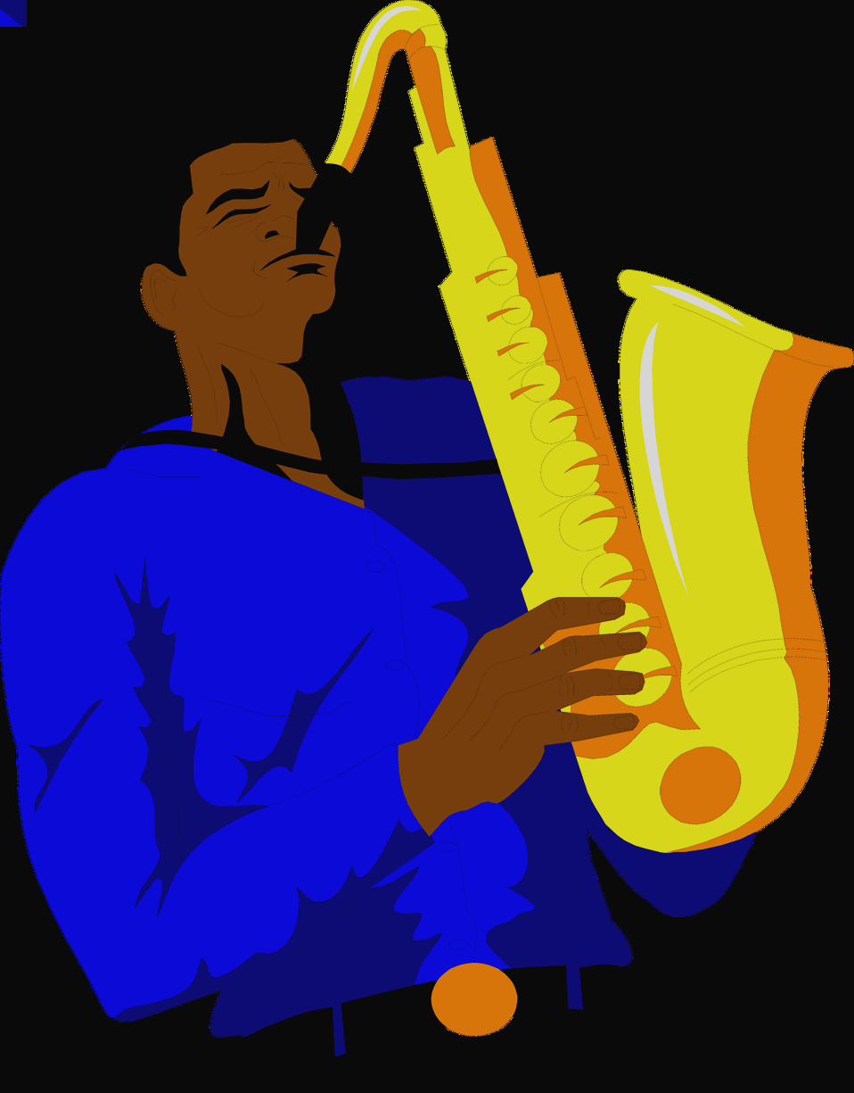 Saxophone Clipart Saxophone Player Clip Art - Saxophone (958x1225), Png Download