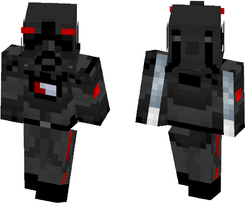 Star Wars Battlefront Ii - Minecraft Skin Joker (584x497), Png Download