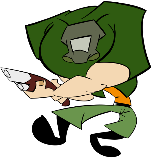Doom On Twitter - Cartoon (600x634), Png Download