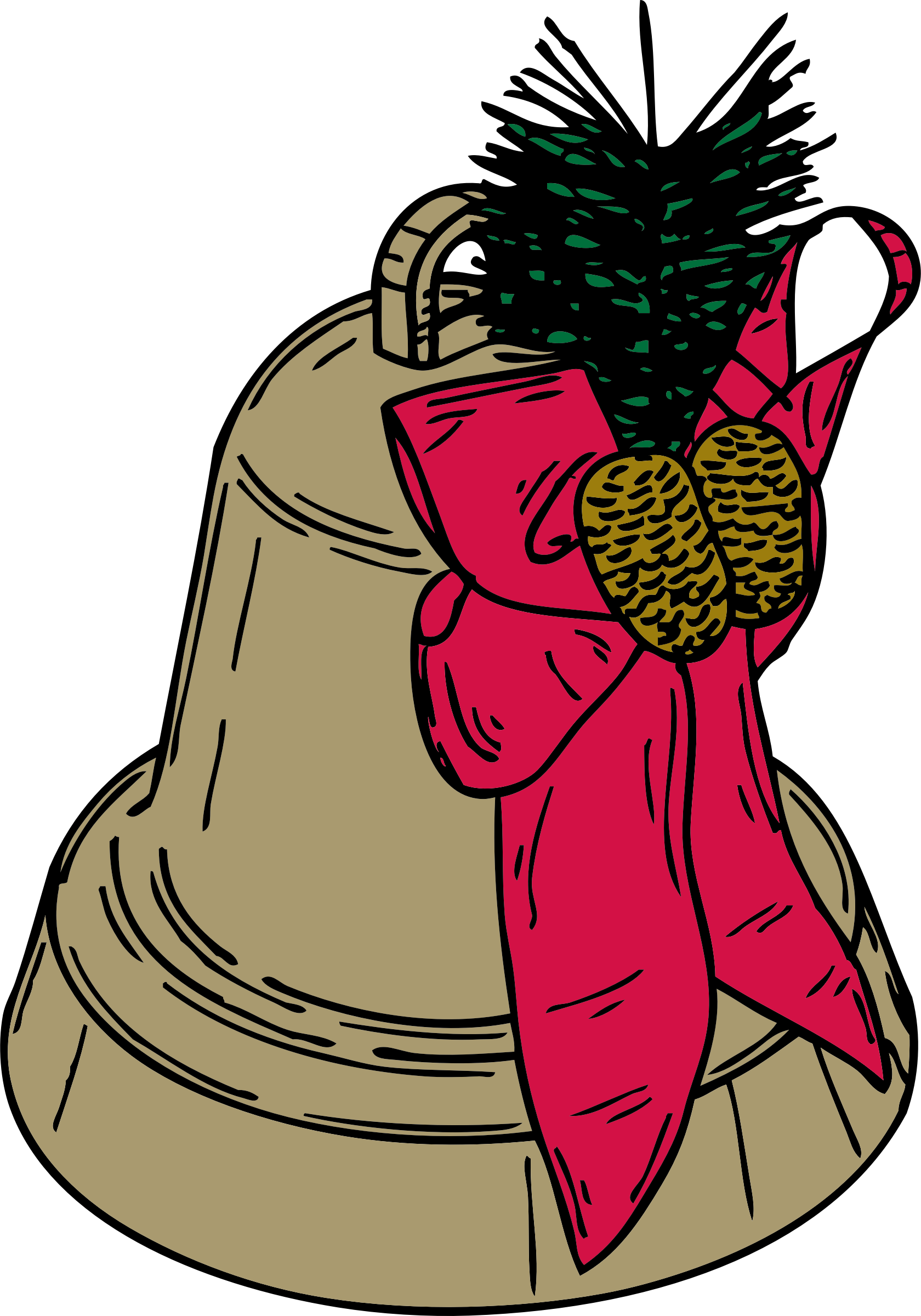 This Free Icons Png Design Of Christmas Bell (1680x2400), Png Download