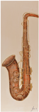 Saxophone 3d Oil Painting - The Who (600x400), Png Download