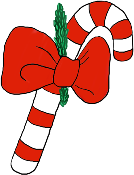 Christmas Clip Art Toy Candy Stick Red - Christmas Bells White And Red Png (511x650), Png Download