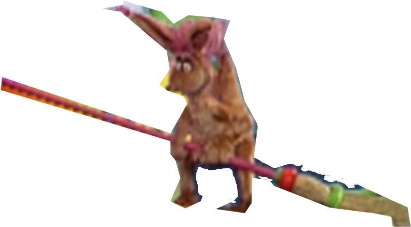 Junior Kangaroo From The Wubbulous World Of Dr - Dog Catches Something (835x455), Png Download