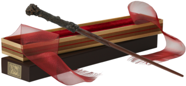 Harry Potter's Wand In Ollivanders Box - Harry Potter Wand (422x480), Png Download