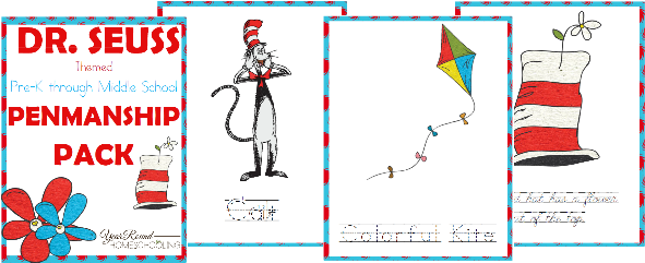 Seuss Penmanship Pack - Toshiba Satellite A100 (600x250), Png Download