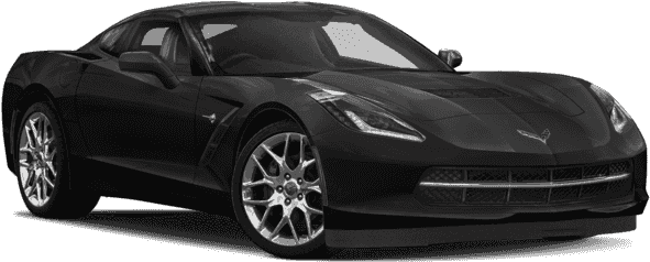 New 2019 Chevrolet Corvette Stingray - Honda Accord Sport 2018 Black (640x480), Png Download