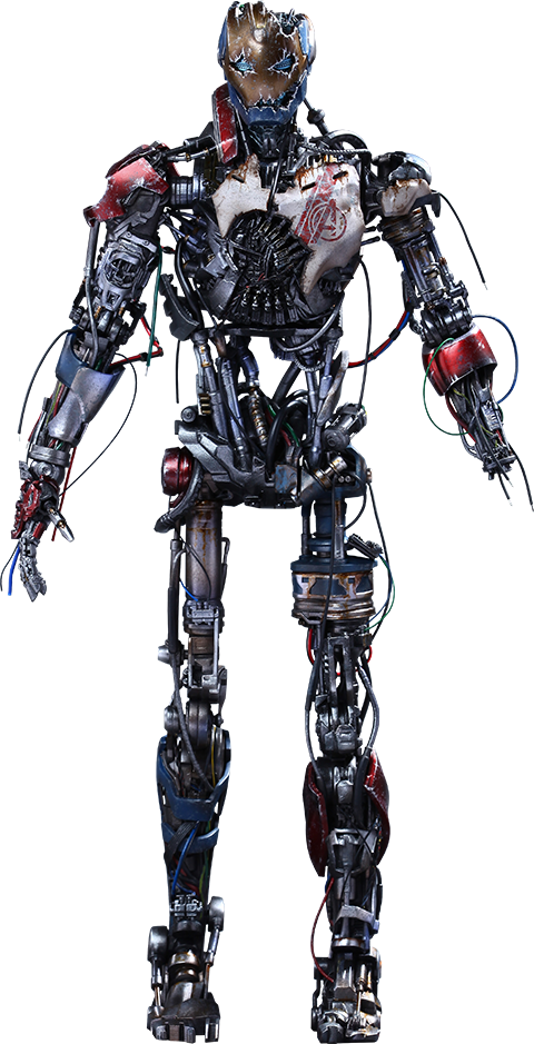 Ultron Mark I - Avengers 2 - Ultron Mark I 1:6 Scale Figure (480x939), Png Download