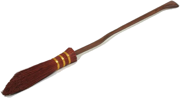 Harry Potter Transparent Png Sticker - Harry Potter Broom Clipart (637x358), Png Download