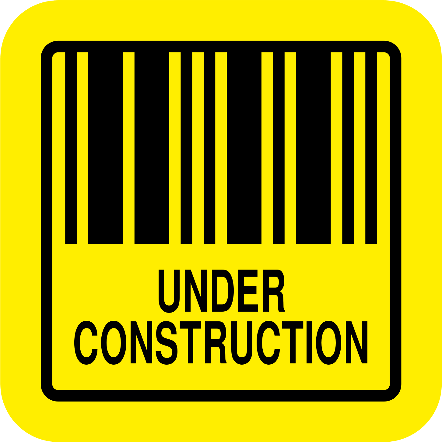 Wikidata Logo Under Construction Sign Square - Brady 125162 Danger/peligro Sign 14x10 (1920x1920), Png Download