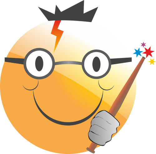 Emoticon,smiley,harry - Harry Potter Emoticon (500x494), Png Download