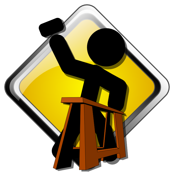 Pix For Construction Sign Png - Construction Icon Png (689x697), Png Download