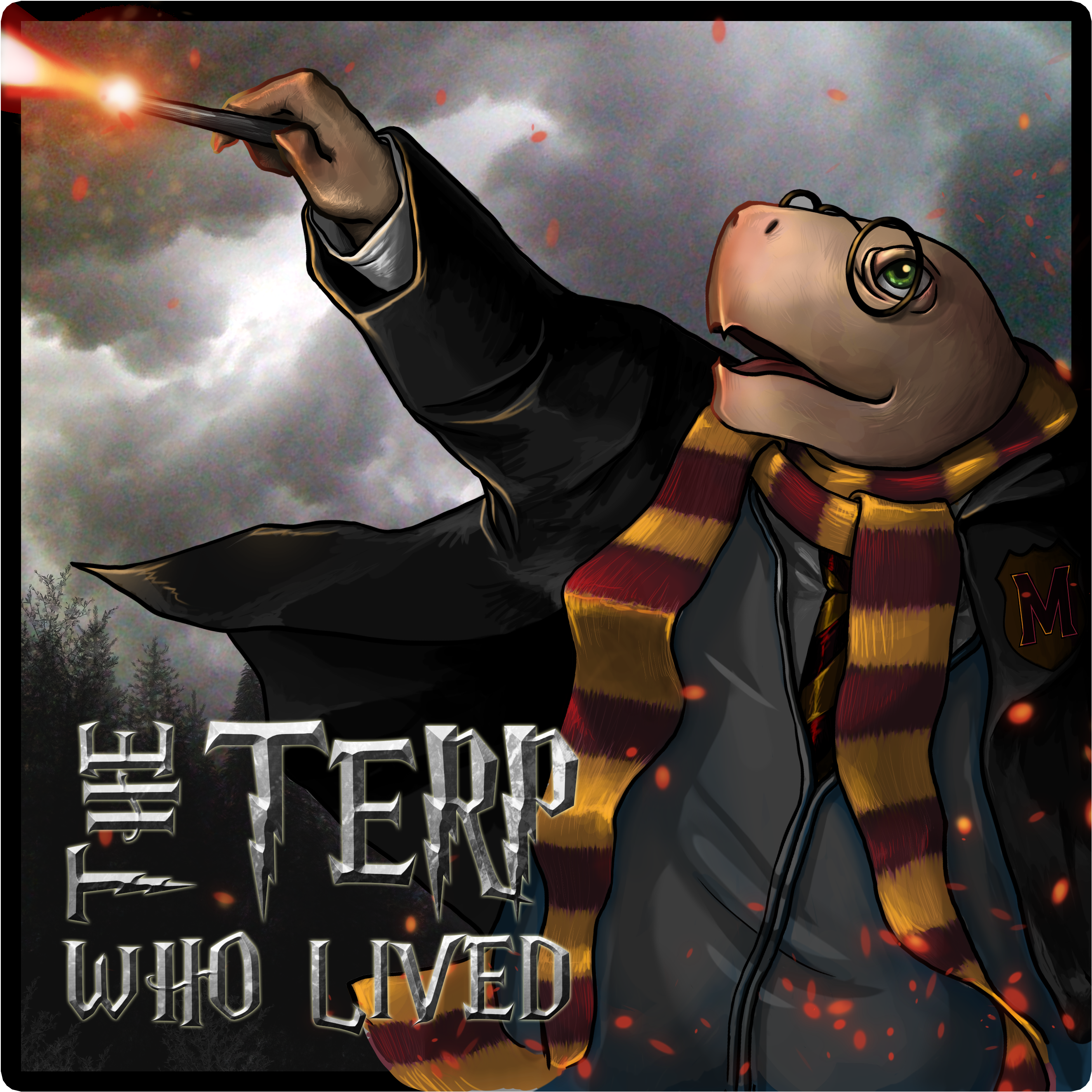 The Terp Who Lived - Poster (3300x3300), Png Download
