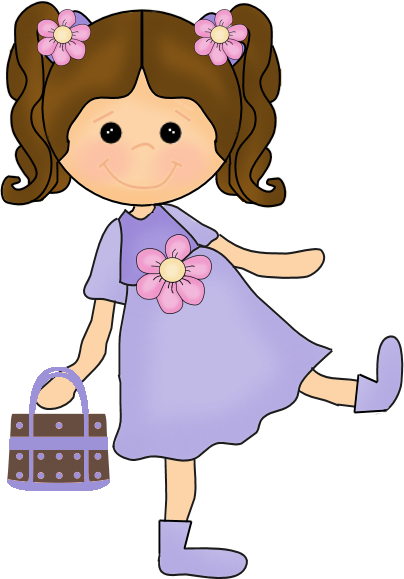 *✿**✿*girl*✿**✿* - Clipart Cute Girl (404x579), Png Download