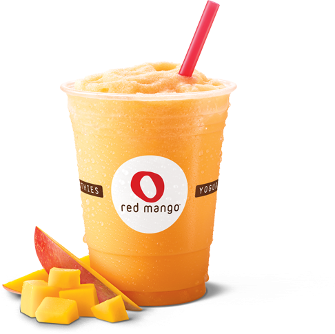 Fruit Smoothies - Tropical Mango Red Mango (486x485), Png Download