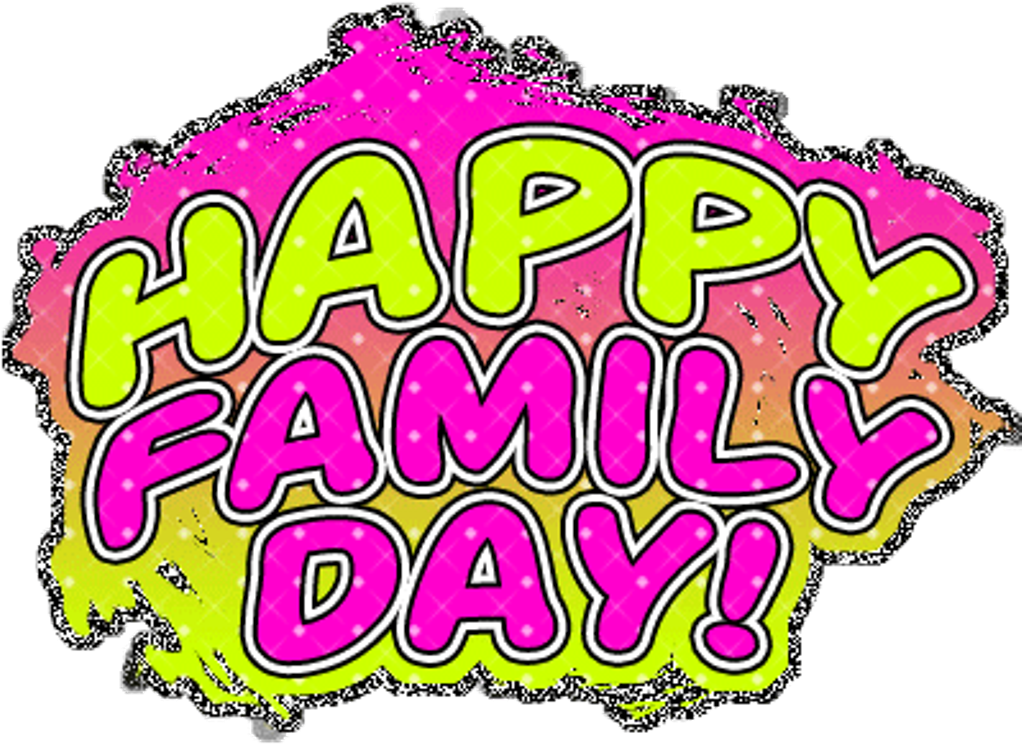 Happy Family Day - Family (400x300), Png Download