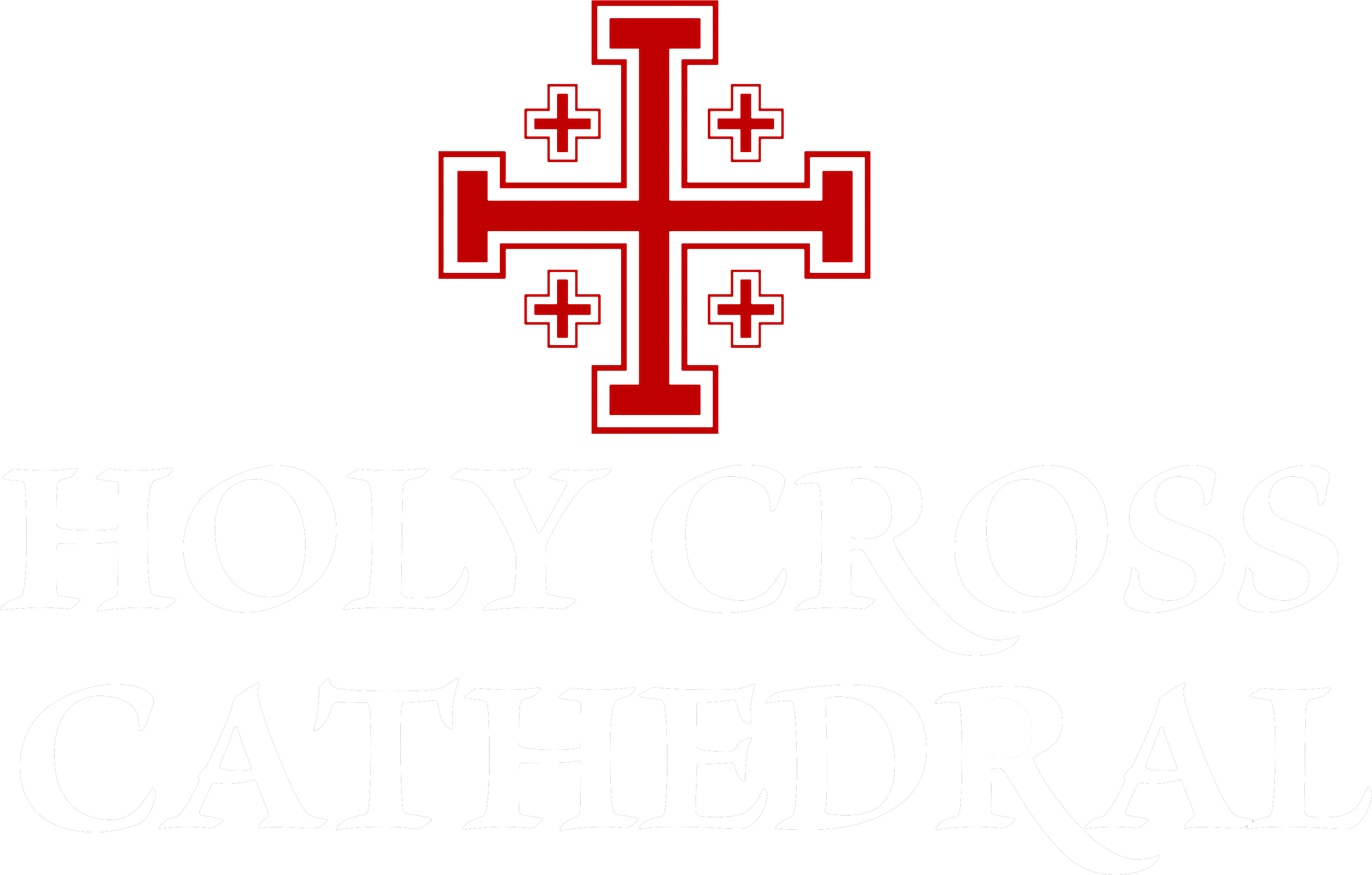 Personalized/custom Text Bible Cross Of Jerusalem Crusader (3022x1927), Png Download