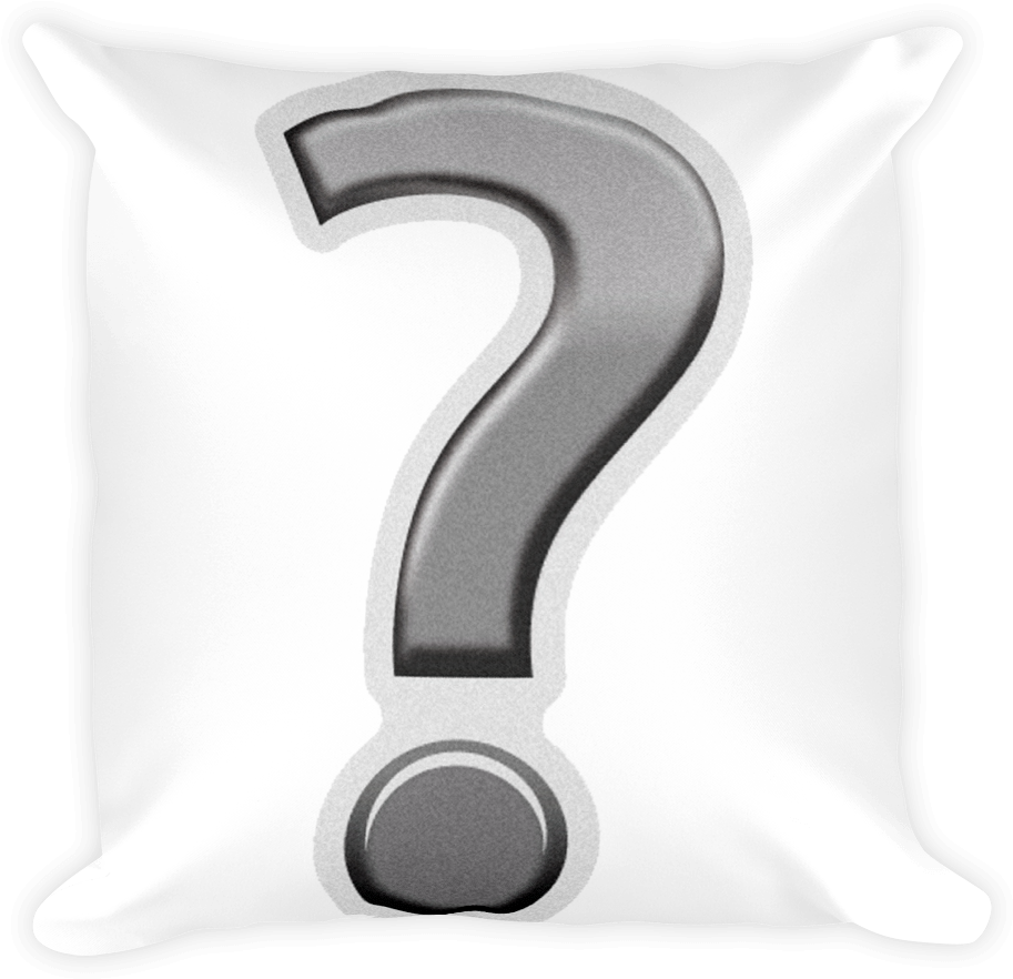 White Question Mark - Number (1000x1000), Png Download