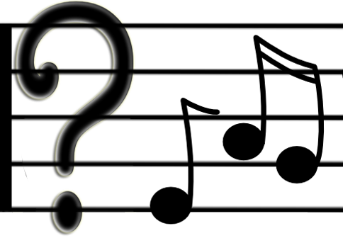 Question Mark Pic - Question Mark Music Symbol (484x336), Png Download