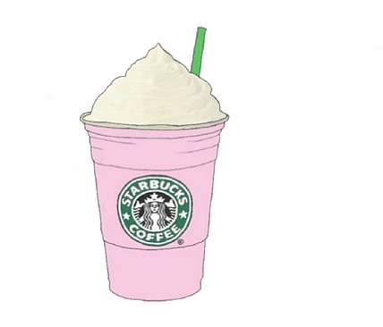 24 Images About D R A W S On We Heart It - Starbucks Tumblr Png (500x378), Png Download