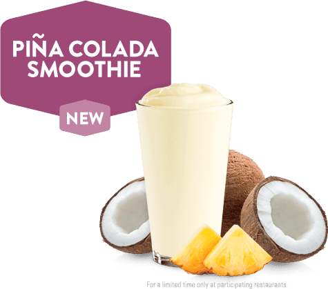 Jack In The Box - Pina Colada Smoothie Png (475x419), Png Download