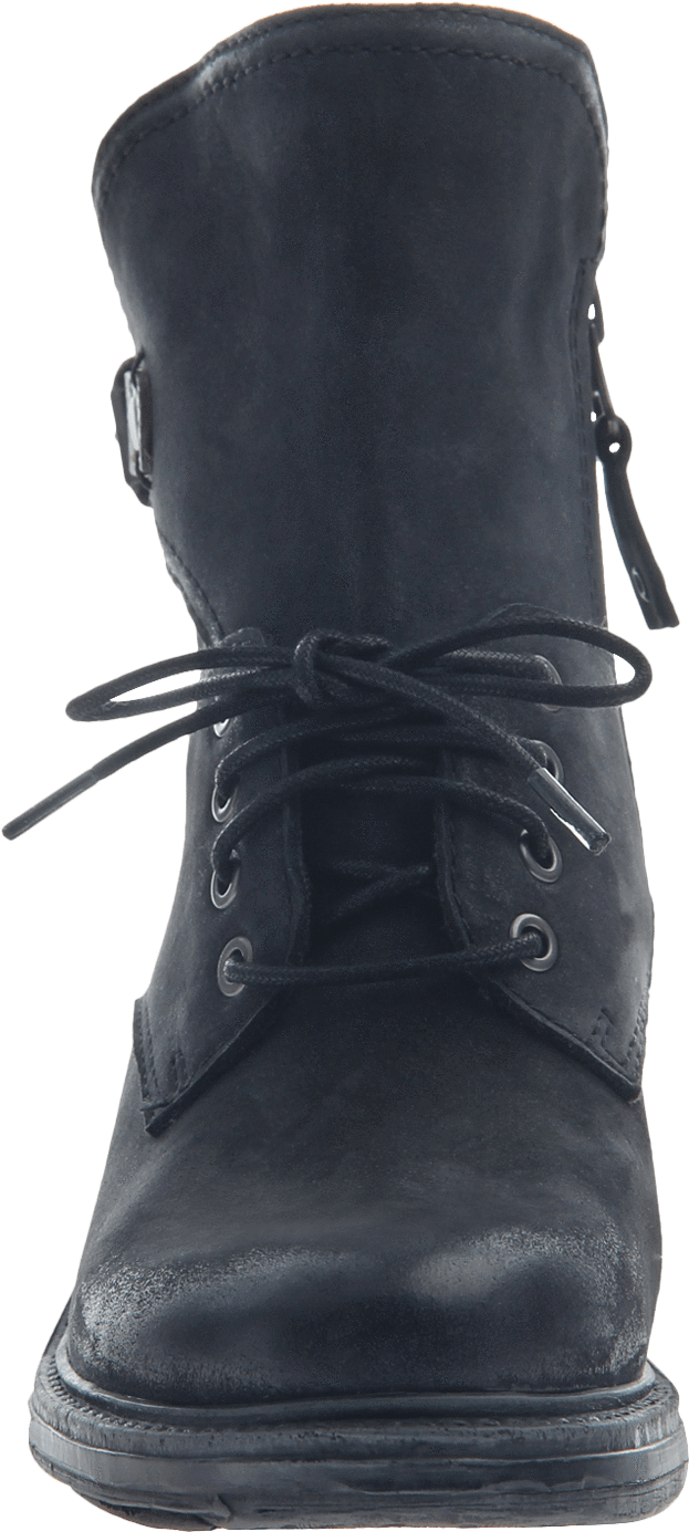 Gallivant Women's Boot In Black Front View - Combat Boots Front View (1782x1782), Png Download
