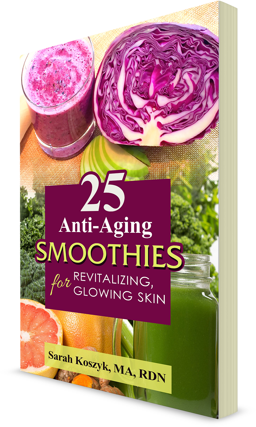 Cacao And Date Delight Smoothie Anti-aging Smoothie - Smoothie Book (1500x1830), Png Download