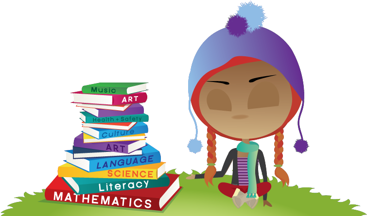Girl And Books Background Image - Resources Used In School (778x551), Png Download